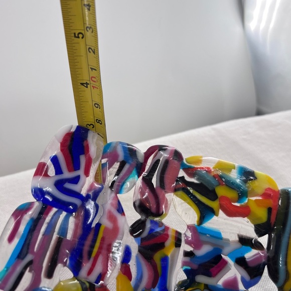 Artist Piece fused and formed glass bowl - Picture 12 of 12